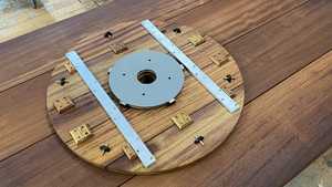 Green Meadow Furniture Ethan Garden Table Lazy Susan