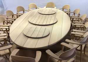 Green Meadow Furniture Ethan Garden Table Lazy Susan